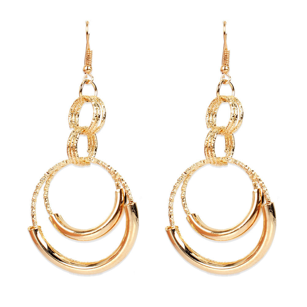 Lux Round Earrings